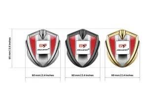 McLaren Metal Abovedado Emblema Sumo Manera Desliz Diseño